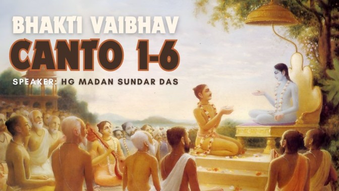 Bhakti Vaibhav course poster — Srimad Bhagavatam study
