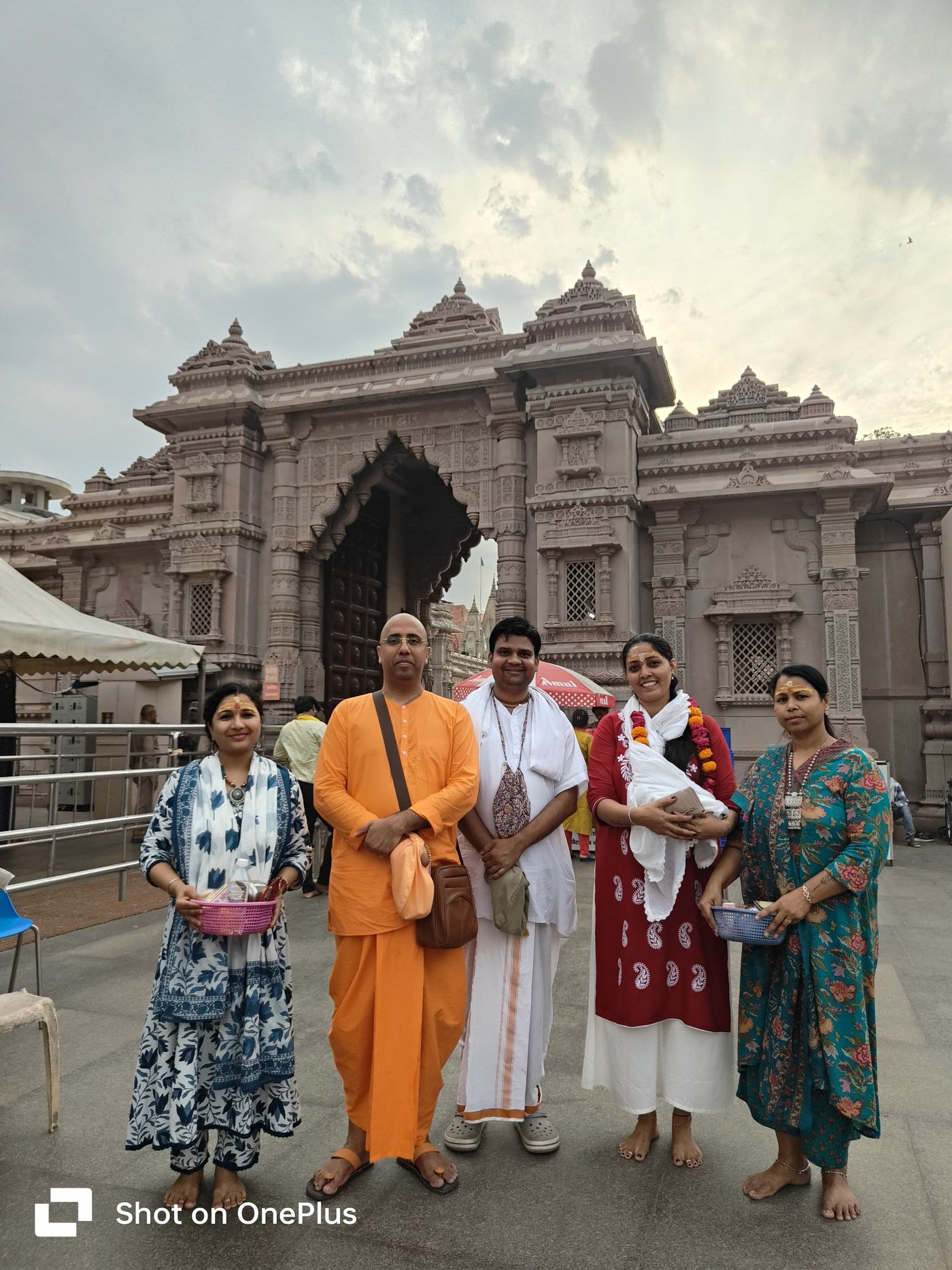 Evolve Pune yatra group at a holy place in India
