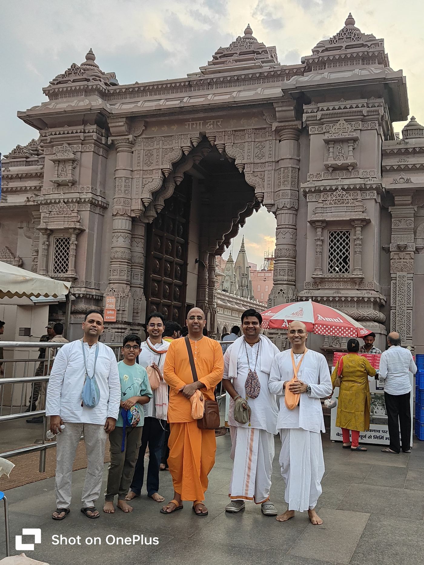 Evolve Pune yatra group at a holy place in India