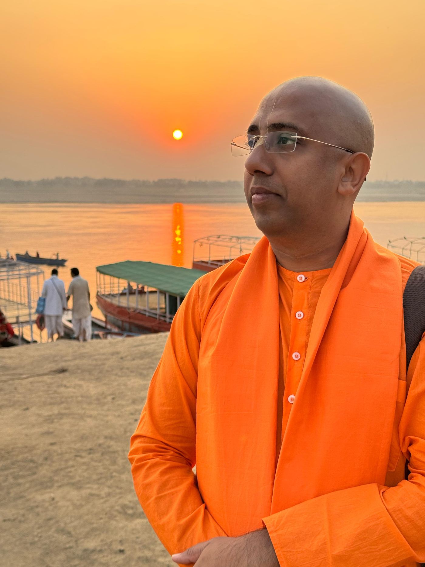 Evolve Pune pilgrim at a holy place in India